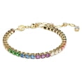 thumbnail image 1 of Pulsera Swarovski Matrix con acabado dorado multicolor, 1 of 4