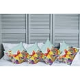 thumbnail image 2 of Ambesonne Colorful Throw Pillow Cover 4 Pack, Nature Leaves Butterfly, 20", Multicolor, 2 of 5