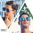 thumbnail image 3 of Gothic Sunglasses - Black Gold Frame / Green Mirror Lens, 3 of 4