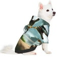 thumbnail image 2 of Gaeub Lake Forest Dinosaur A Dog Hoodie Sweatshirts Warm Dog Clothes for Small Dogs,Puppy and Cat Costume-Small, 2 of 7