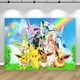 thumbnail image 4 of Fondo de la familia Eevee de Pokémon, linda princesa para fiesta de cumpleaños, fotografía para dormitorio, pancarta de fotos para colgar en la pared, 4 of 5