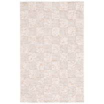 SAFAVIEH Natura Jannah Geometric Area Rug, Brown/Ivory, 6' x 9'