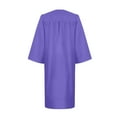 thumbnail image 3 of Mens Shirts Gifts for Men Unisex Choir Robes For Church Baptism Officiant Confirmation Costume,Graduation Gown Pastor &judges Robe Purple Polyester 2XL, 3 of 4