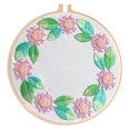 thumbnail image 1 of Kit de bordado de flores Manual de bricolaje Principiante Tela 3D Flor de punto de cruz Sala de estar Práctico juego de costura Eigraketly JJ25446-03, 1 of 6