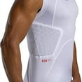 thumbnail image 2 of Under Armour Pro 5 Pad Top Moisture Wicking Athletic Tops, XL (Men's), 2 of 4