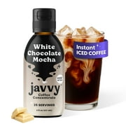 Javvy Coffee Concentrate - Cold Brew Coffee, Perfect for Instant Iced Coffee, Cold Brewed Coffee and Hot Coffee, 35 Servings - White Chocolate Mocha