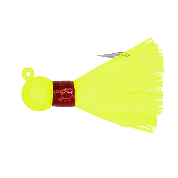 Tsunami Pompano Bucktail Jig Fishing Lure 1/4 oz. – Chartreuse
