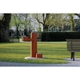 thumbnail image 4 of Elkay Lk4420db 40-5/16" Floor Mounted Ada Outdoor Rated Bi-Level Drinking Fountain - Green, 4 of 7