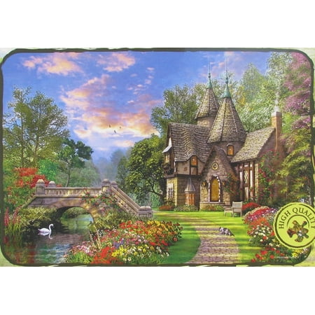 Step Puzzle Dominic Davison Old Waterway Cottage 1000 Pc Jigsaw