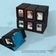 thumbnail image 2 of Caja de Tarjetas con Ventana, 4 en 1 con Dados y Tarjeta de Aislamiento, Caja de Almacenamiento para Tarjetas de Transacción, con Capacidad para Tarjetas Azules., 2 of 7