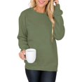 thumbnail image 2 of Sweat-shirt à Imprimé Léopard et à Imprimé Citrouille Sweat-Shirt Décontracté à Manches Longues Sweat-Shirts, 2 of 3