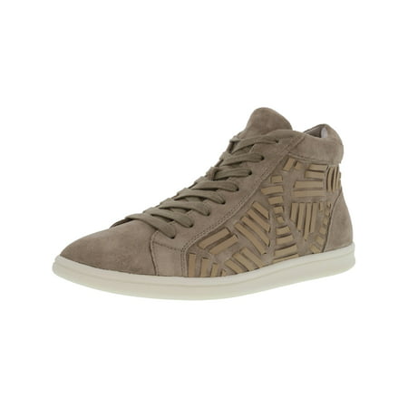 Steve Madden Women's Croshay Suede Taupe High-Top Leather Fashion ...