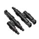 thumbnail image 1 of Conector Irfora Conector solar de rama Conectores en T para conexión paralela entre paneles solares Cable de panel solar a prueba de agua IP67 de 2 vías Conector macho hembra 14AWG-10AWG Irfora Conector, 1 of 7