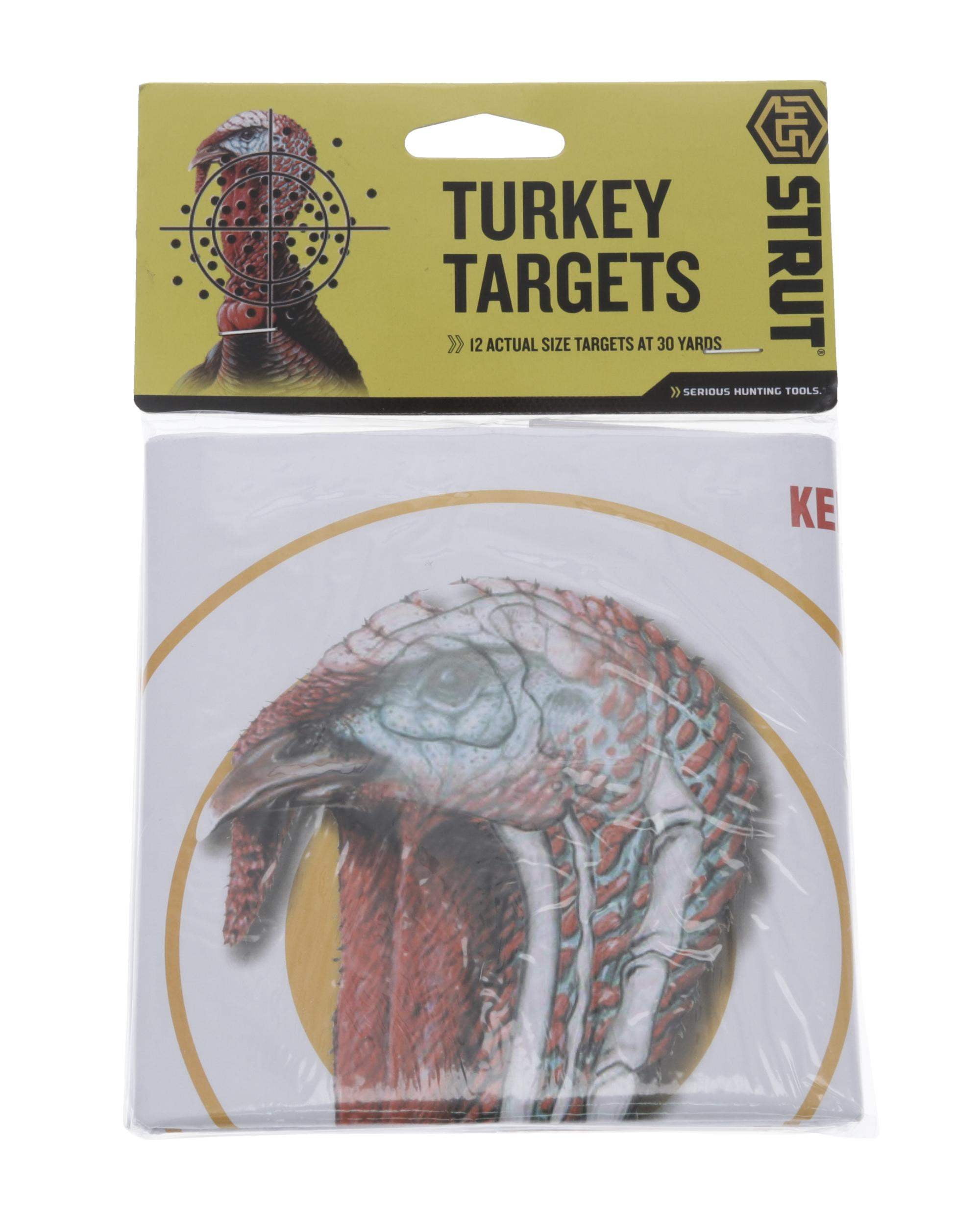 Primos 6041 Shotgun Patterning Turkey Target 12pk 