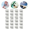 thumbnail image 3 of 50pcs Stainless Steel Photovoltaic Panel Cable Clips Wiring Frame Clips Solar Cable Clips, 3 of 7