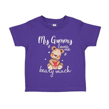 

My Gammy Loves Me Beary Much Toddler T-Shirt 5/6T Purple