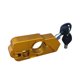 thumbnail image 5 of WEUVEB Motorcycle Lock De Aleación De Aluminio Cnc Para Manillar Antirrobo Color Dorado, 5 of 8
