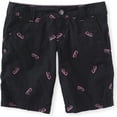 thumbnail image 1 of Aeropostale Mujeres Rosa Gafas de sol Casual Bermudas Shorts, Negro, 1/2, 1 of 2