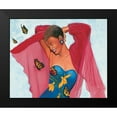 thumbnail image 2 of Unknown 18x15 Black Modern Framed Museum Art Print Titled - Butterfly Babe, 2 of 5