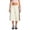 Beige #004, variant on Women’s Side Stripe Elastic Waist Long Bermuda Sweat Shorts Loose Wide Leg Mid‑Calf Cropped Capri Shorts Casual Streetwear L