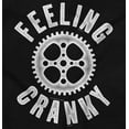 thumbnail image 2 of Feeling Cranky Bicycle Crank Cyclist Unisex Fleece Graphic Zip Up Hoodie Brisco Brands 2X, 2 of 5