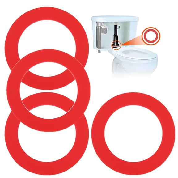 4Pcs Flush Valve Seal Compatible with Models 210 and 211, Silicone 630-0030 Toilet Seal Ring, Replacement Parts for Toilet Tank Gasket