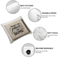 thumbnail image 6 of nygtbtfer Farmhouse Decorative Throw Pillow Covers with There’s No Place Like Home Saying Farmhouse Decor Pillowcase Home Decor Housewarming Gifts White, 6 of 7