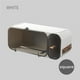 thumbnail image 4 of Soporte De Papel Higiénico Para Baño, Caja De Pañuelos De Papel, Dispensador De Plástico Para Inodoro, Rollo De Papel Montado En La Pared, Caja De Almacenamiento, Punzonado Gratis Cateissary HA025104-02, 4 of 7