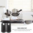thumbnail image 3 of ORDDIART 100pcs Anti Slip Sink Grid Protectors Plastic Feet for Sink Racks with Iron Wire Shell, 3 of 4