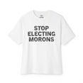 thumbnail image 5 of Stop Electing Morons T-Shirt l Funny Decision 2024 Viral Tee | 4 Colors - Unisex, 5 of 9