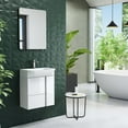 thumbnail image 6 of Ws Bath Collections Camilia C55.100 WG Camilia 24" Wall Mounted Single Basin Vanity Set -, 6 of 7