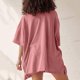 thumbnail image 5 of Puntoco Moda Mujer Casual Manga Corta V-Cuello Suelto Tops Ropa de Dormir Pantalones Cortos Conjuntos de Ropa de Dormir Liquidación Puntoco Puntoco-1819, 5 of 9