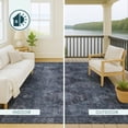 thumbnail image 4 of Addison Rugs Chantille Indoor/Outdoor Traditional Global Denim Machine Washable Rectangle Rug, 10' x 14', 4 of 8