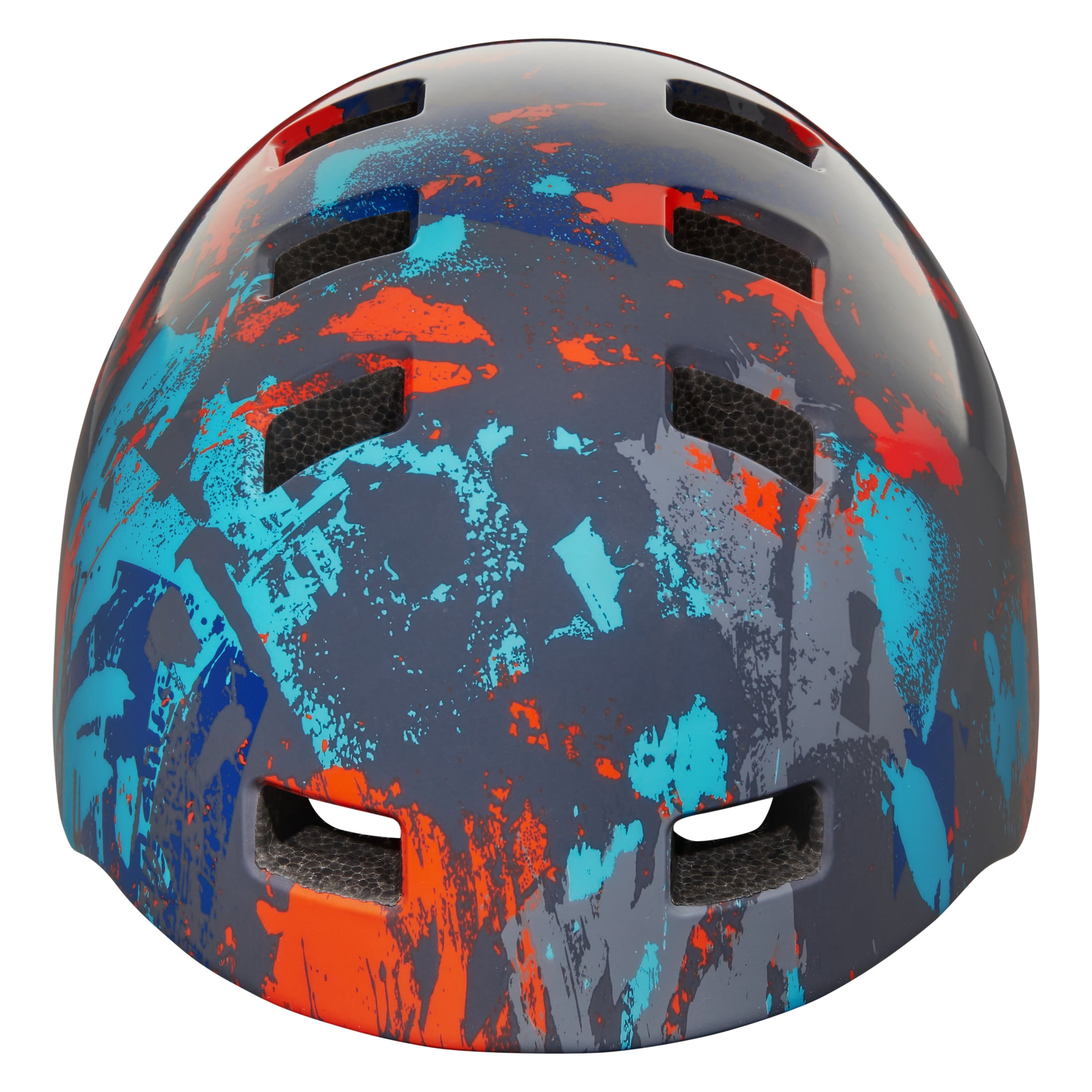 Schwinn Sunburst Child Helmet, Ages 5 - 8, Red and Grey