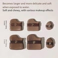 thumbnail image 5 of 1 Box of 6 PCs Guoxiaoniu Chocolate Color Quick Makeup Foundation Puff Set, 5 of 5