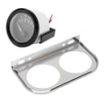 thumbnail image 1 of Universal 52MM 2 Hole Gauge Panel Metal Car Meter Mount for Vehicles, 1 of 7