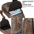 thumbnail image 4 of Paisley Crossbody Sling Backpack for Men - Womens Fashion Sling Bag with Adjustable Shoulder Straps for Travel Hiking Chest Bag Daypack Anti-theft Purse, 4 of 6