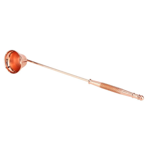 Ounissouiy Práctico apagador de velas, tijeras, velas en forma de campana, extintor de incendios, cubierta de extinción de acero inoxidable, Iluminación novedosa Rosa roja