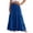 Dark Blue, variant on Bxsruta Womens Maxi Skirt Long Flowy Tiered Skirts Casual Bohemian Beach Skirt