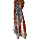 thumbnail image 1 of Vestidos de Verano de las Mujeres sin Mangas Estampados Colgantes, Estilo Casual Suelto para las Vacaciones, la Fiesta Y el Uso Diario de Primavera, 1 of 5