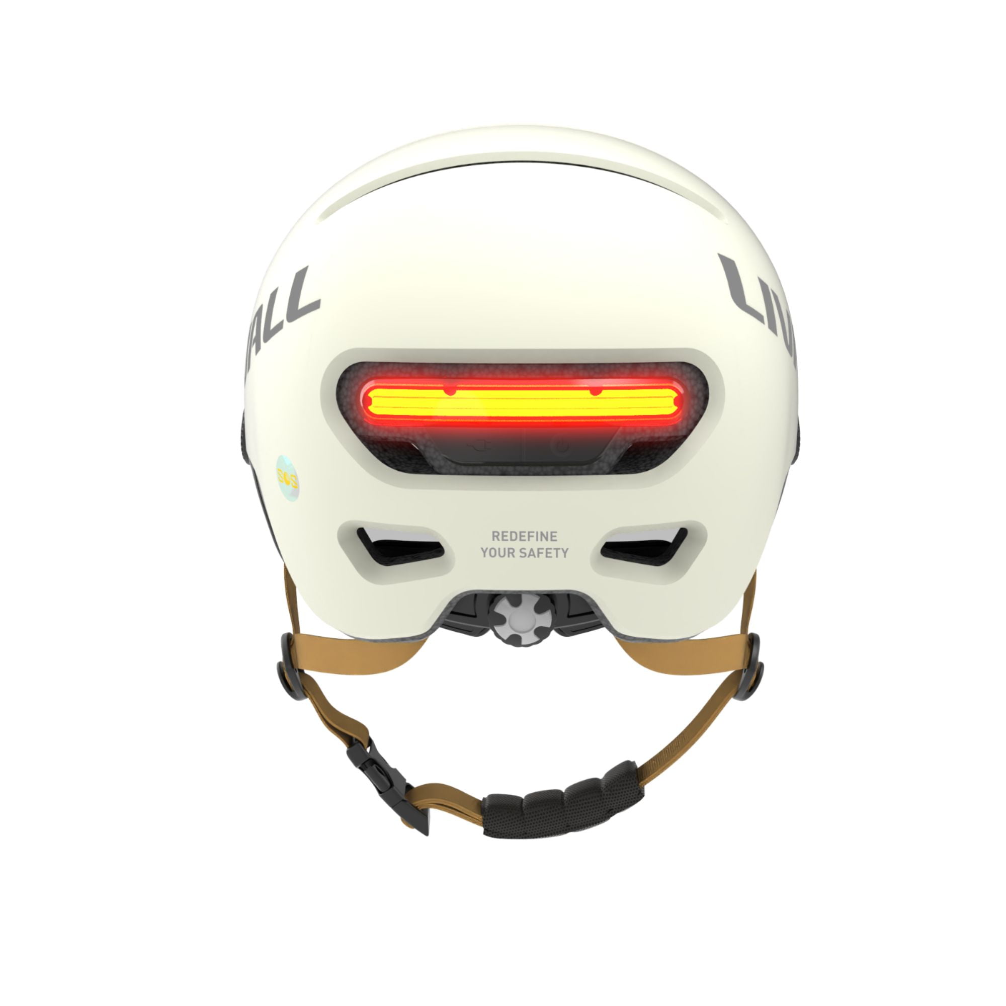 LIVALL L23 Cycling Smart Helmet with Removable Visor - Large (22.8- 24.4 in) - White