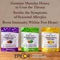 thumbnail image 4 of Wedderspoon Manuka Honey Immunity Lozenges Plus Epicor Zinc Vitamin C, Lemon Ginger, 18 Count, 4 of 6