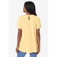 thumbnail image 2 of Roaman's Women's Plus Size Textured Knit Swing Tee, 2 of 6