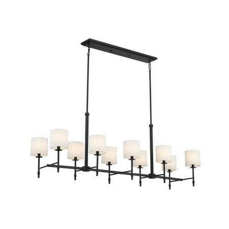 

Kichler 52503 Ali 10 Light 63 Wide Linear Chandelier - Black