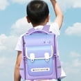 thumbnail image 4 of Mochila escolar para niños de 1 a 6 grados, mochila escolar para niños para escuela primaria (púrpura) Tmvgtek Para Estrenar, 4 of 6