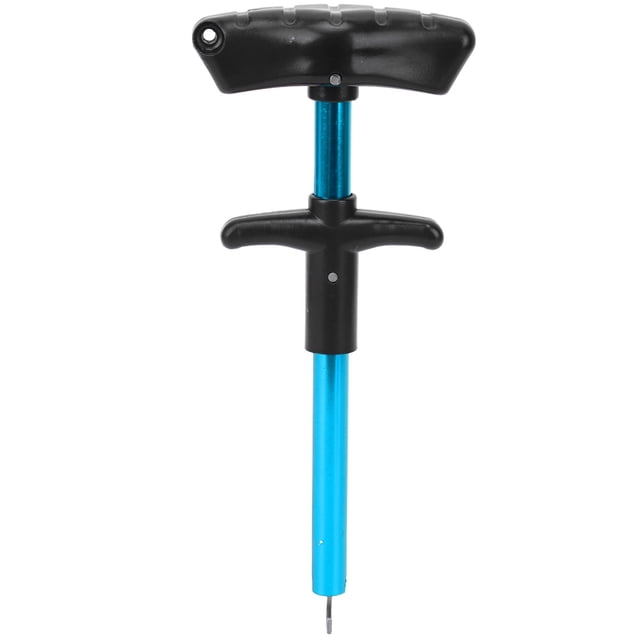Extractor de anzuelos en forma de T de acero inoxidable, accesorio para pesca en el mar, color azul
