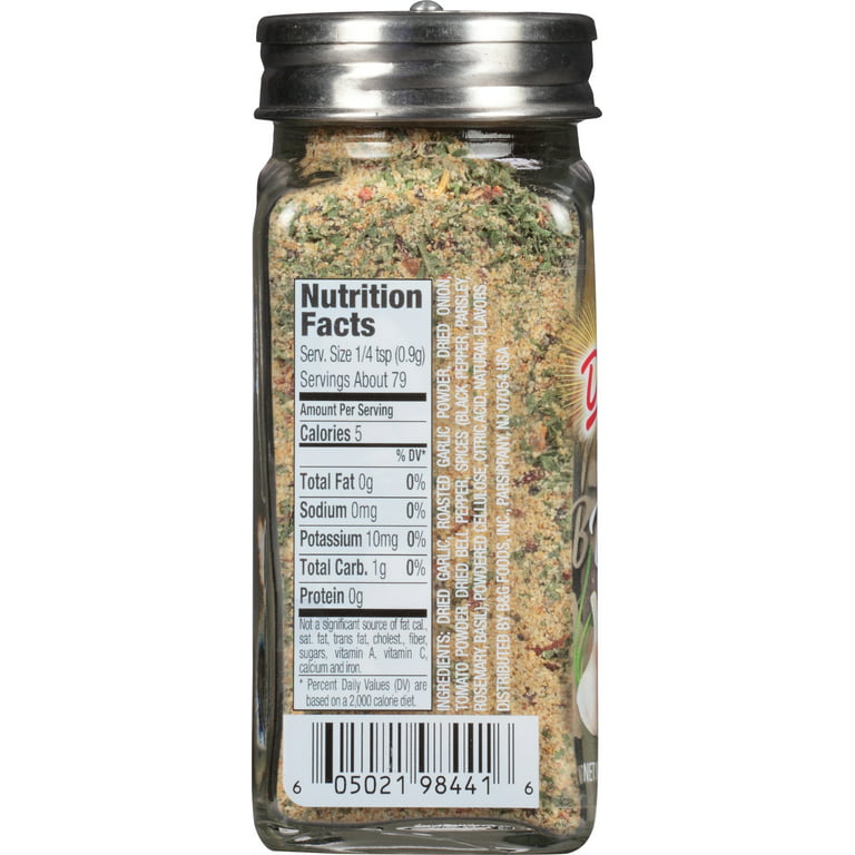 Mrs.Dash Garlic & Herb Seasoning - 6.75 oz. container, 6 per case