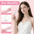 thumbnail image 3 of OPALESQUE 10pcs Foldable Hair Brush, Travel Comb for Women, Folding Hair Brush Double Headed for Women Men Family School Travel Car Gym Bag Purse（Pink&Blue), 3 of 6