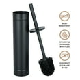 thumbnail image 2 of Bath Bliss  Adult Slender Toilet Brush with Weighted Base in Black, 2 of 4