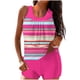 thumbnail image 2 of Traje de baño de 2 piezas para mujer, trajes de baño para mujer, traje de baño conservador para mujer estampado plus boyshort traje de baño de dos piezas dividido para mujer pantalones de poliéster to, 2 of 5